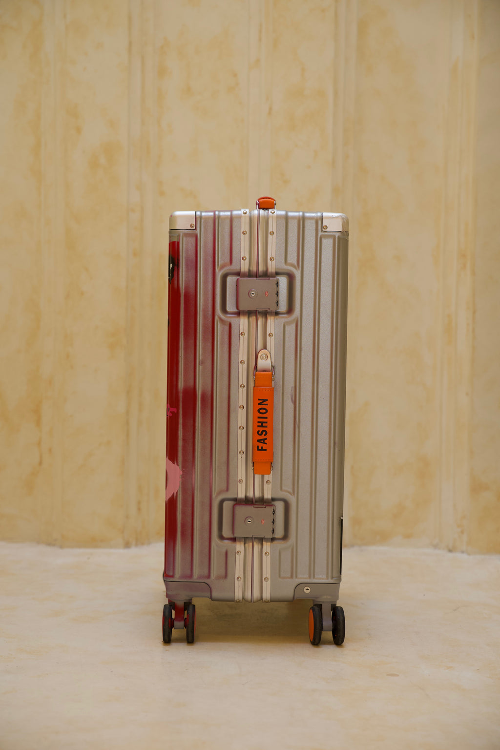 Custom Suitcase Silver ( Medium )