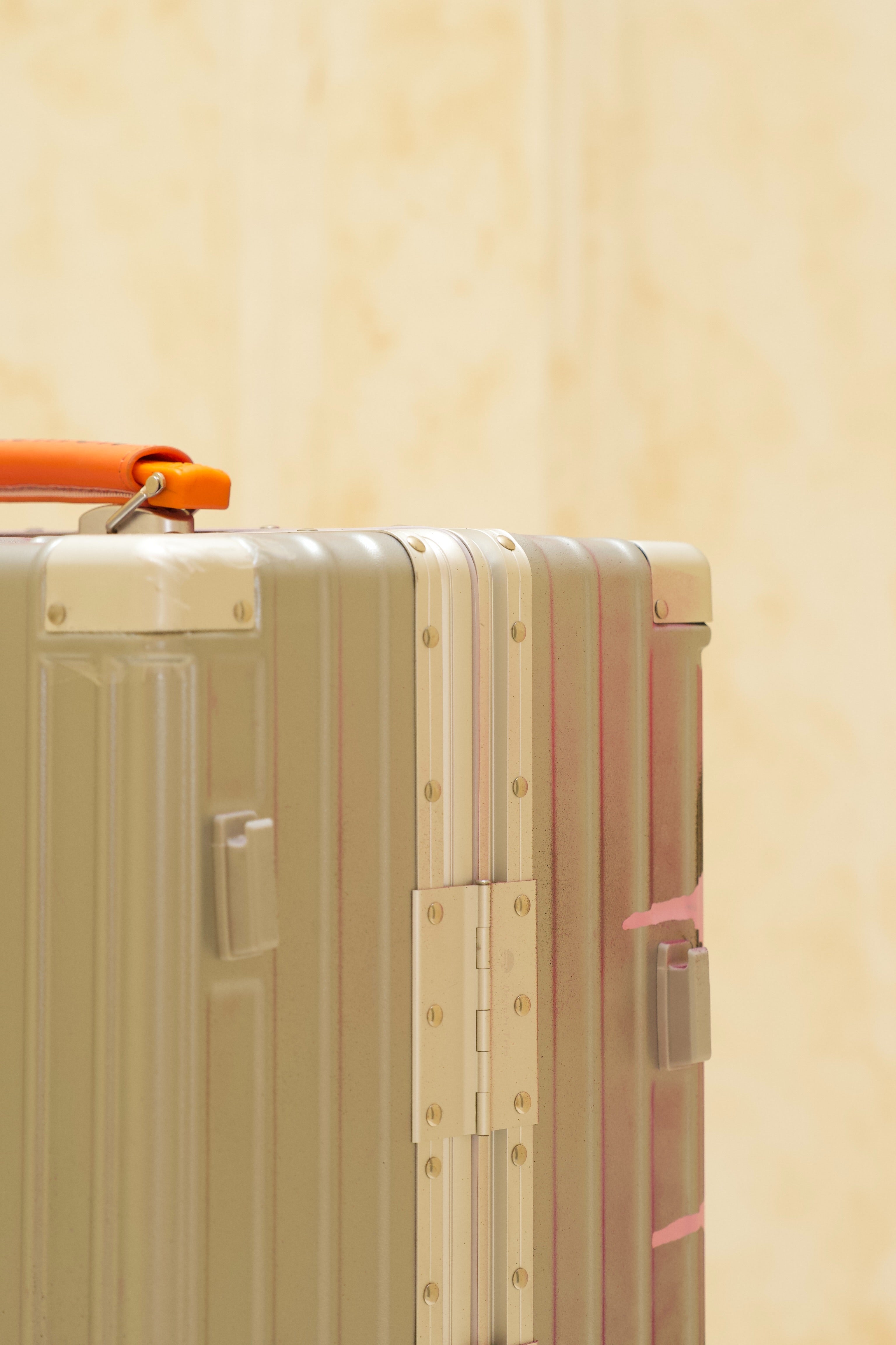 Custom Suitcase Silver ( Medium )