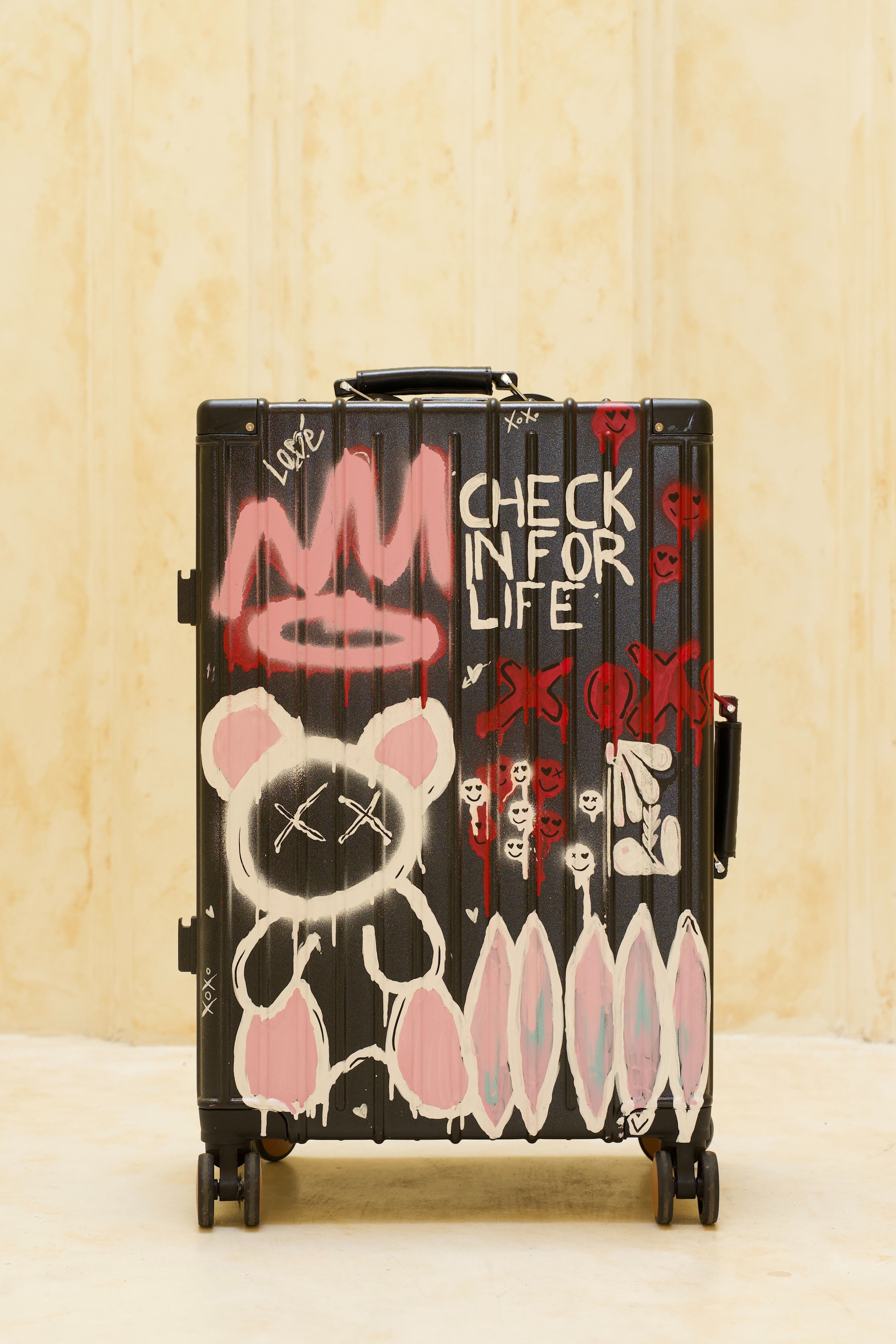 Custom Suitcase Medium ( Black )