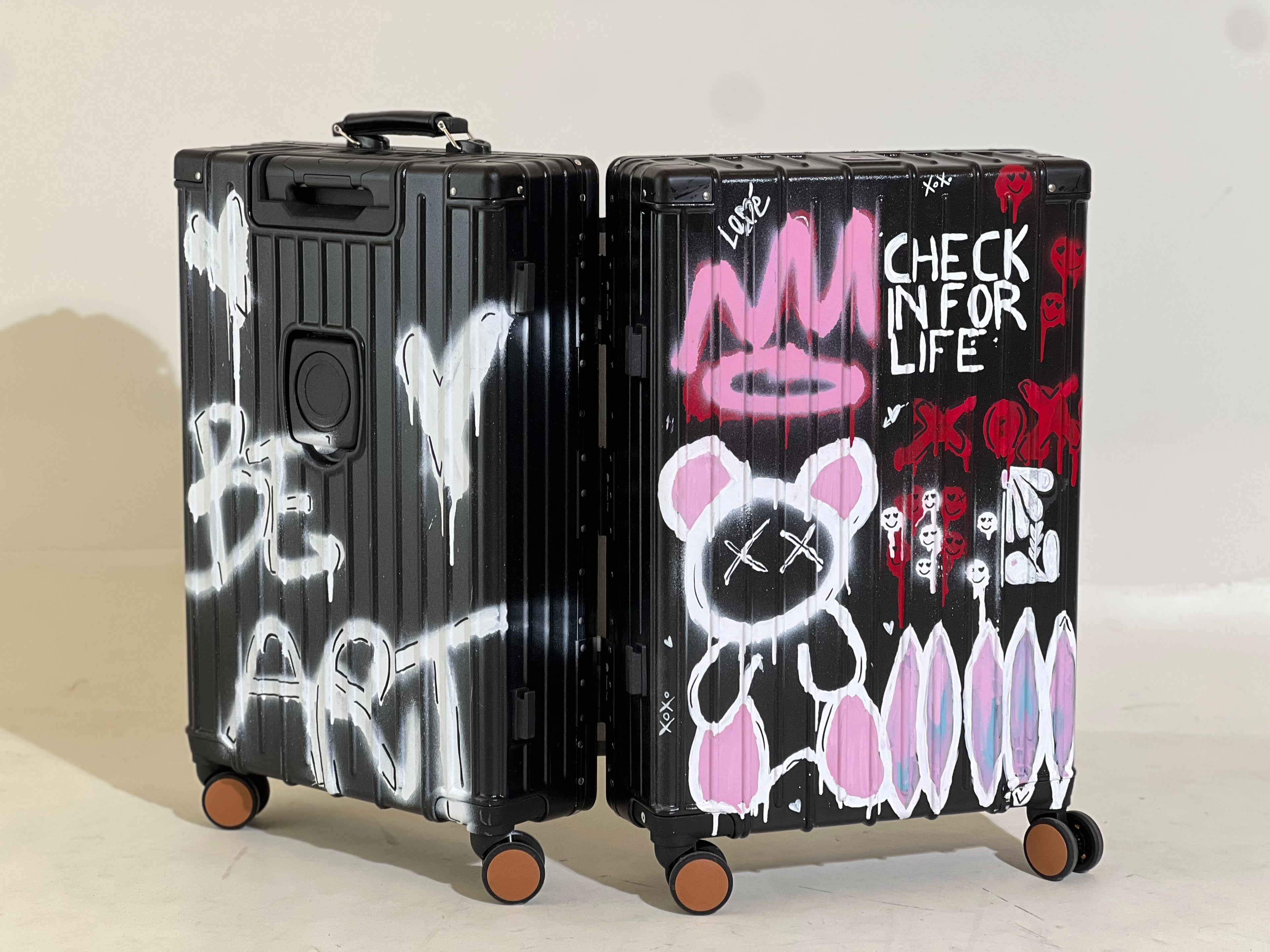 Custom Suitcase Medium ( Black )