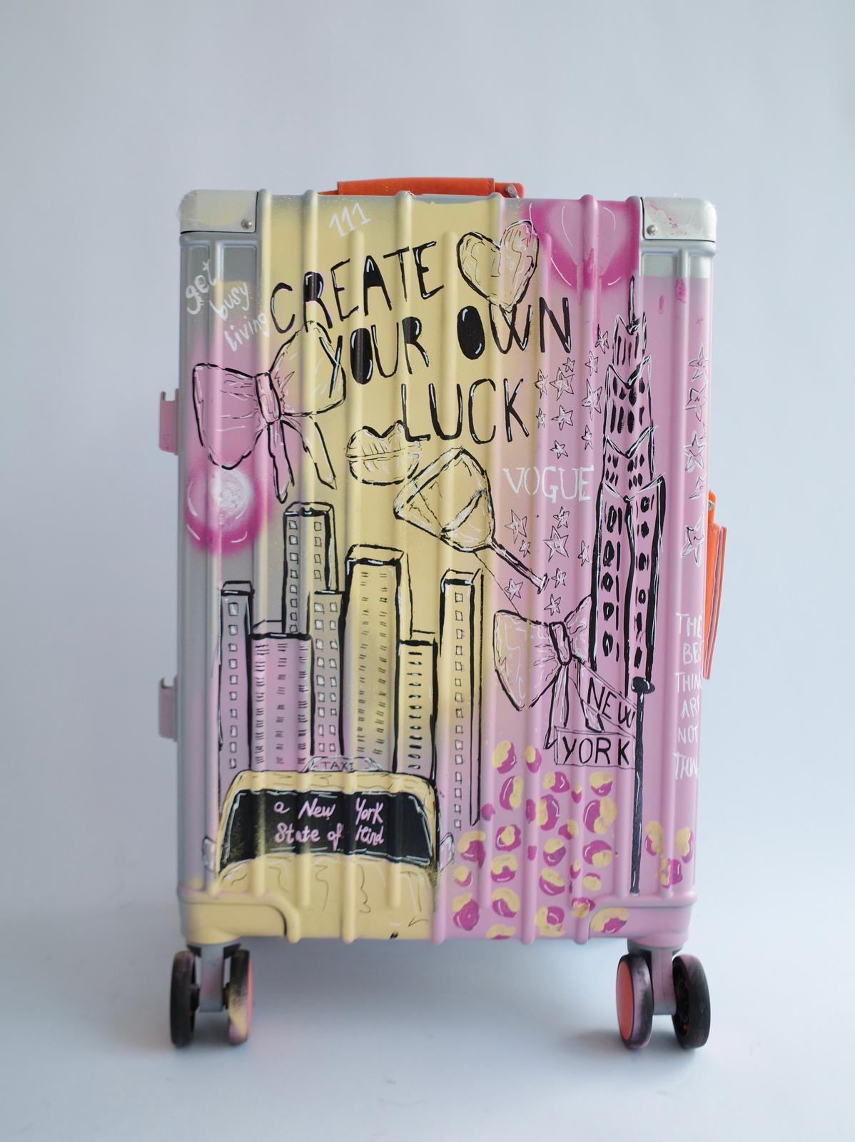 Custom Suitcase Small (silver)