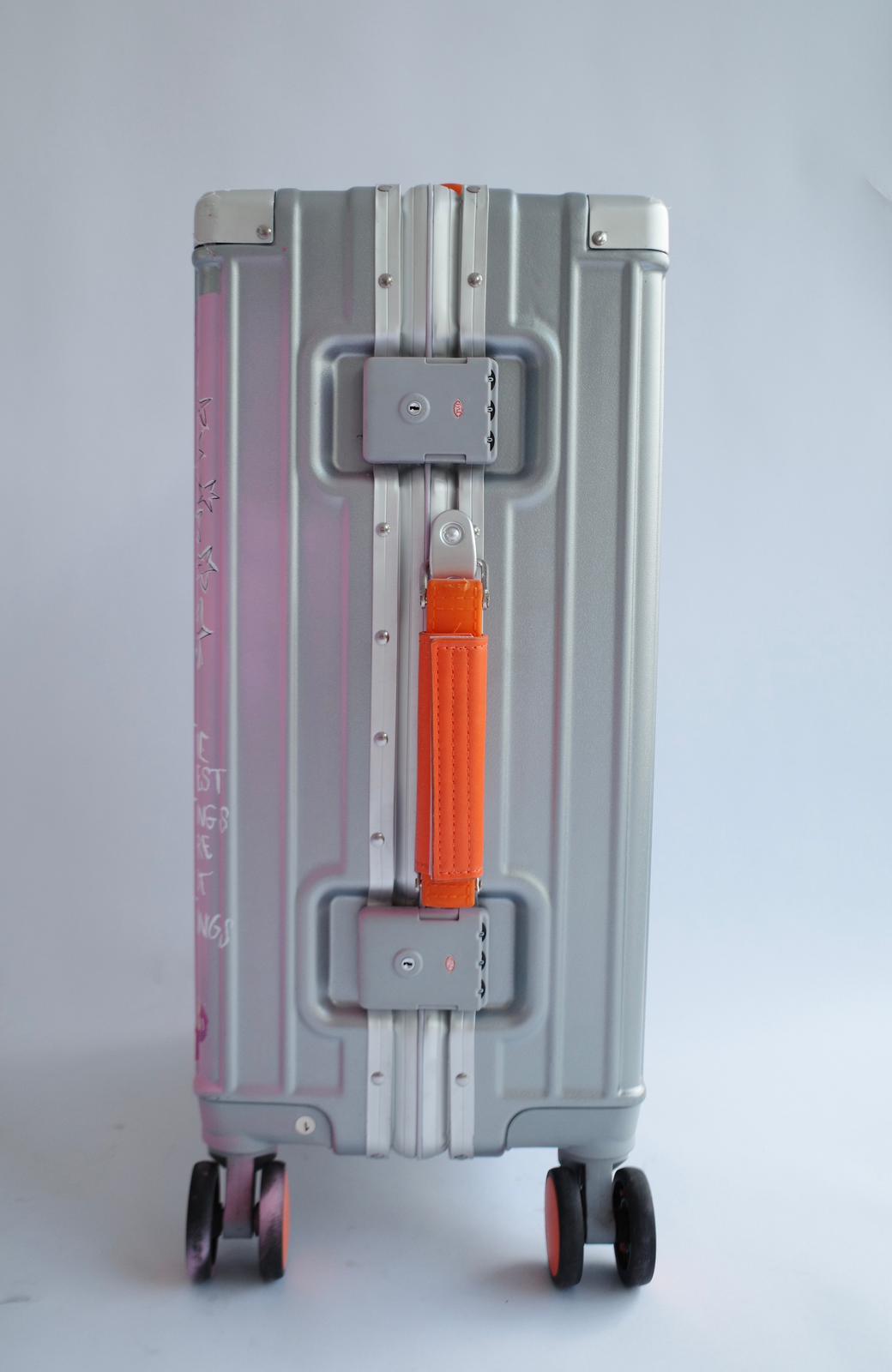 Custom Suitcase Small (silver)